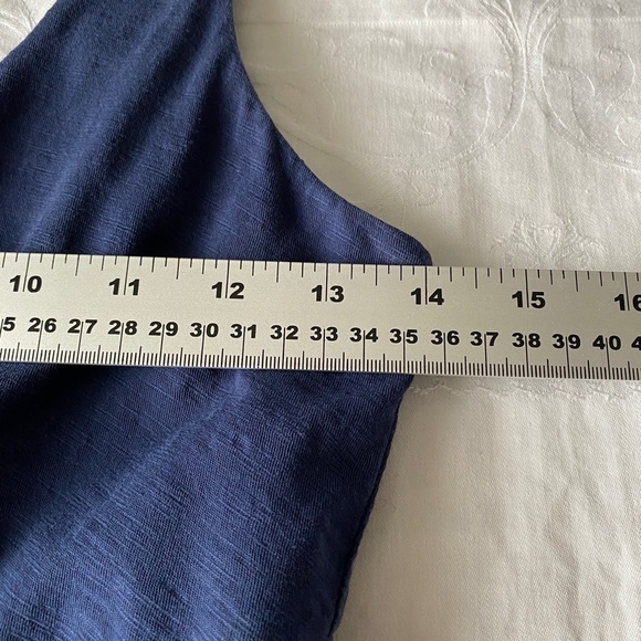 Tommy Bahama RELAX Women's Navy Blue Tank Top Peasant Dress Size Small - Picture 8 of 13